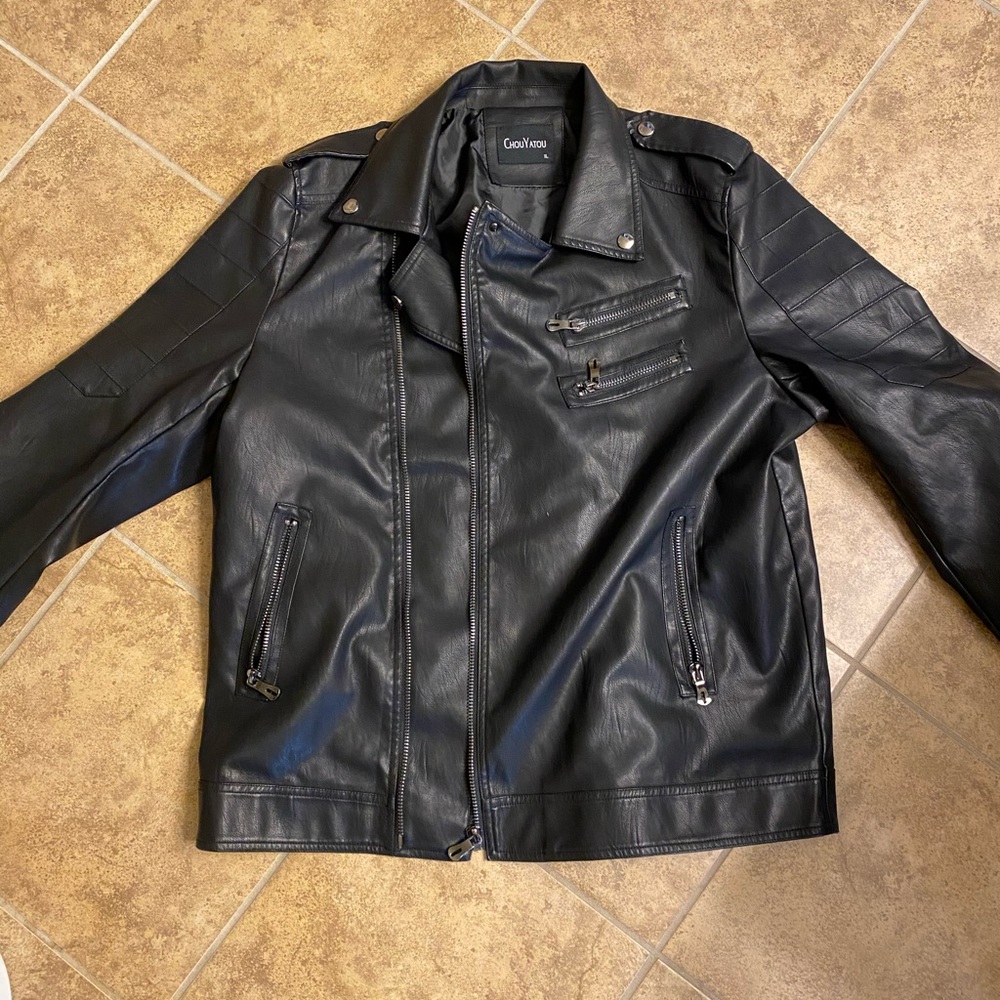 Faux Leather Jacket (never worn)